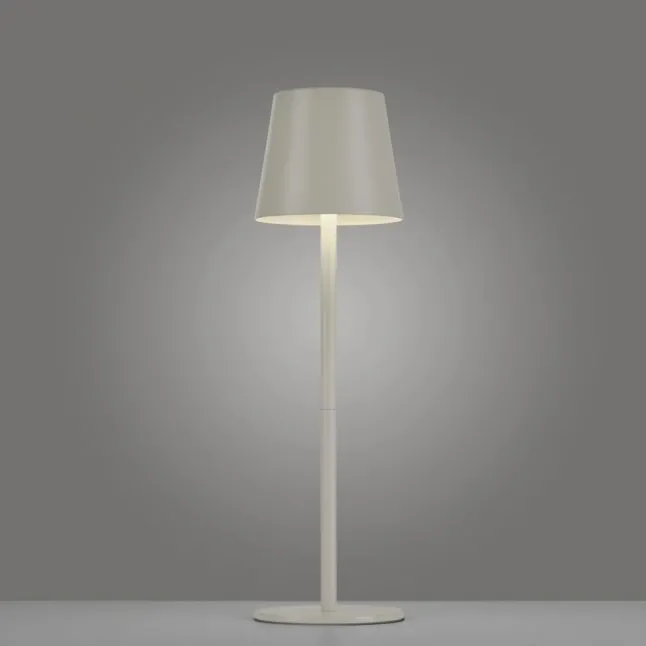 Akku Tischleuchte , beige/greige Indoor, Outdoor, Camping
