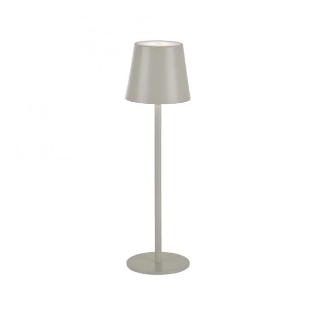 Akku Tischleuchte , beige/greige Indoor, Outdoor, Camping