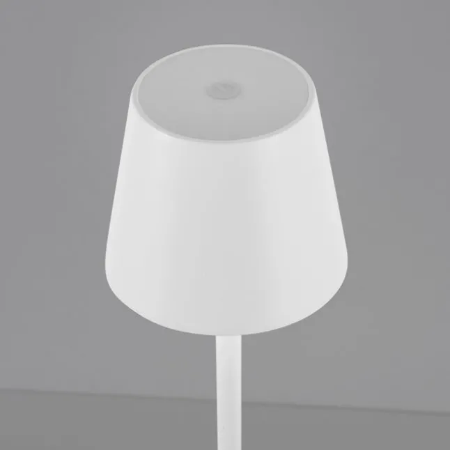 Akku Tischleuchten 2er Set, weiß, Indoor, Outdoor, Camping