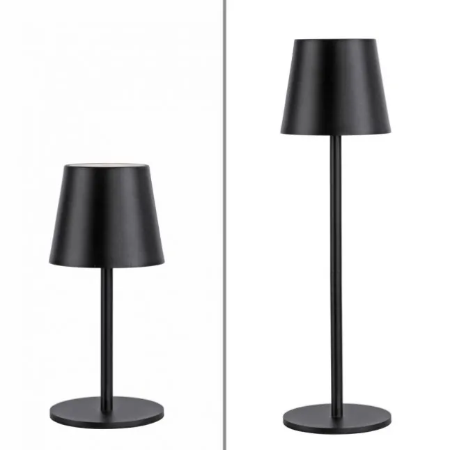 Akku Tischleuchte ,schwarz, Indoor, Outdoor, Camping