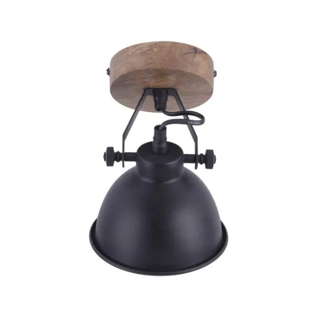 Deckenleuchte, schwarz, Retro Look, energiesparend, Industrial Design