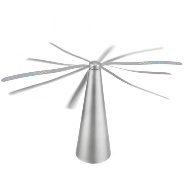 Fliegenwedler silber elektrisch Batterie mit USB Insektenabwehr