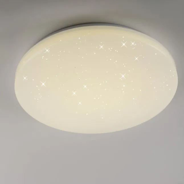 JUST LIGHT LED Deckenleuchte URANUS, weiss, Sternenhimmeloptik