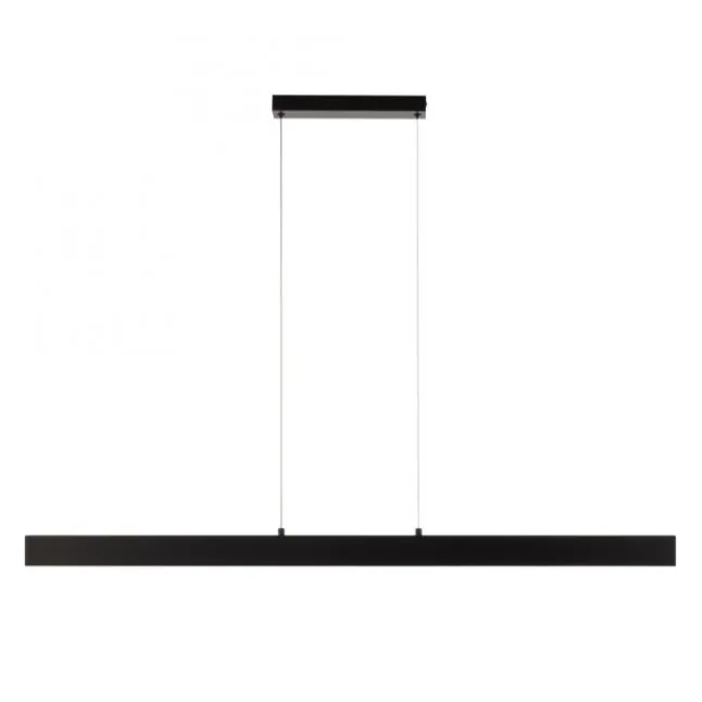 JUST LIGHT LED Pendelleuchte DRITTO, schwarz,linear