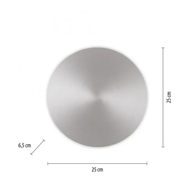LED Akkuleuchte AKKU 25cm aluminium Timerfunktion USB dimmbar
