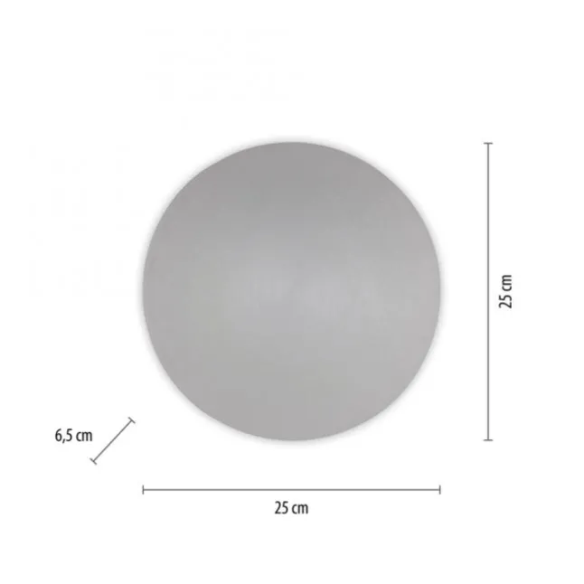 LED Akkuleuchte AKKU 25cm grau Timerfunktion USB dimmbar