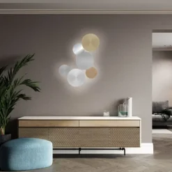 LED Akkuleuchte AKKU 18cm grau Timerfunktion USB dimmbar