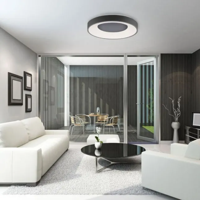 LED Deckenleuchte 50cm, dimmbar, Serienschaltung, CCT, blendfrei