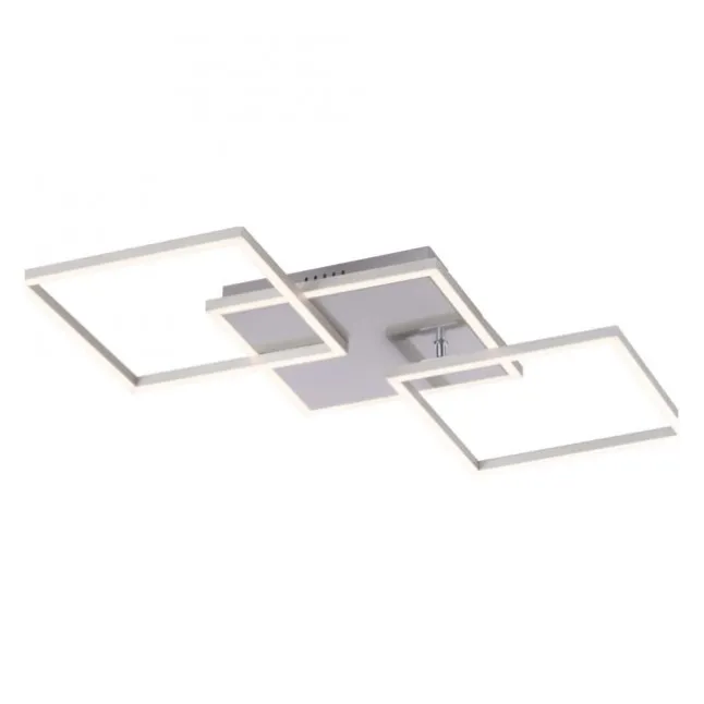 LED Deckenleuchte 3-flammig, quadratisch schwenkbar, warmweiß