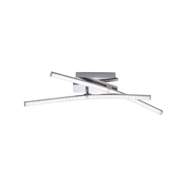 LED Deckenleuchte, Flur, Wohnzimmer, chrom, filigran, modern