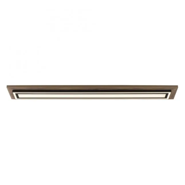 LED-Deckenleuchte, Holzoptik, dimmbar, Fernbedienung, CCT