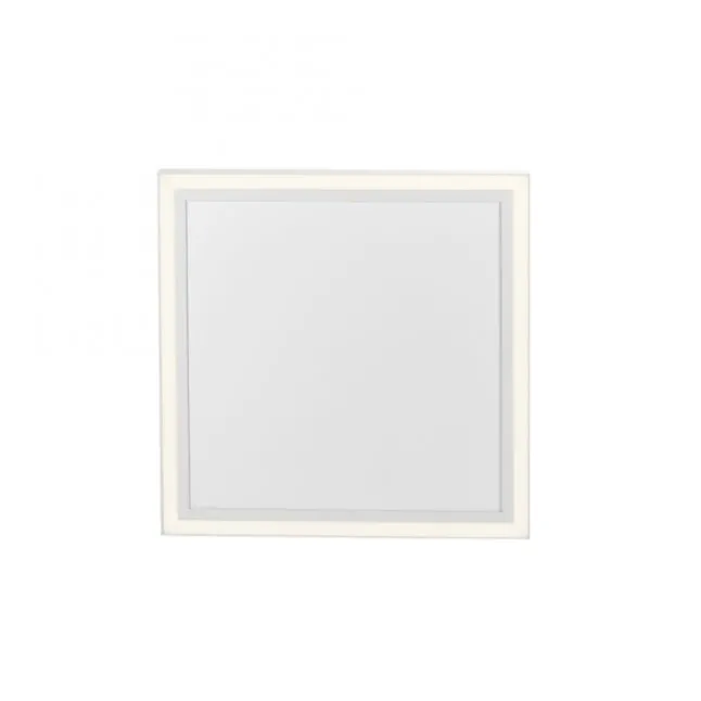 LED Deckenleuchte mit Infarot Heizung eckig weiß Fernbedienung
