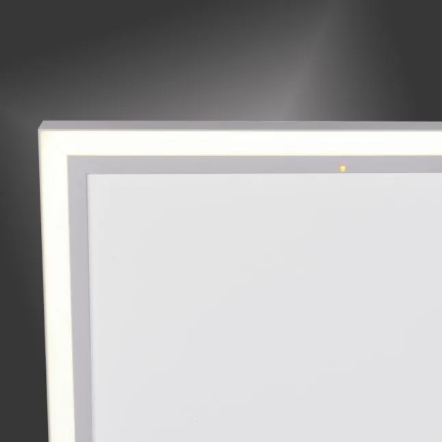 LED Deckenleuchte mit Infarot Heizung eckig weiß Fernbedienung