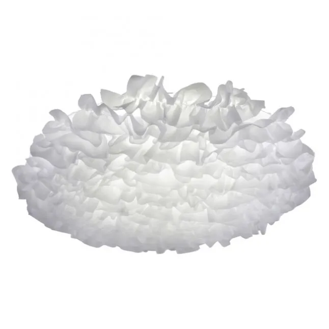 LED Deckenleuchte, Naomi, Stoffschirm, weiß, Ø75cm