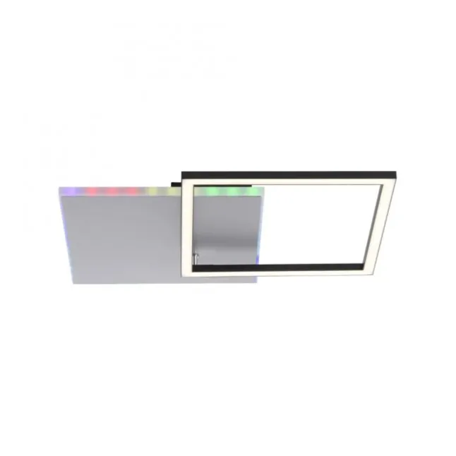 LED Deckenleuchte quadratisch aluminium CCT dimmbar Rainbow RGB