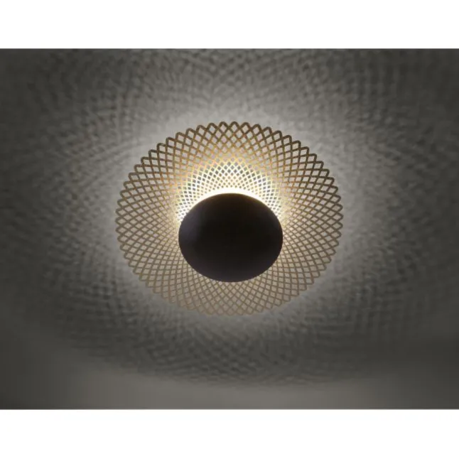 LED Deckenleuchte, rost-gold, indirekt, blendfrei, dimmbar, Memory Funktion