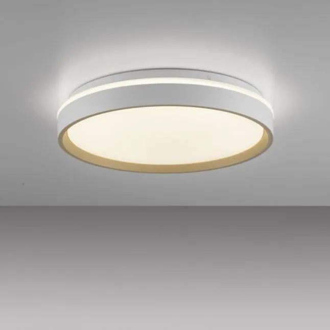 LED Deckenleuchte sandfarben, CCT Fernbedienung