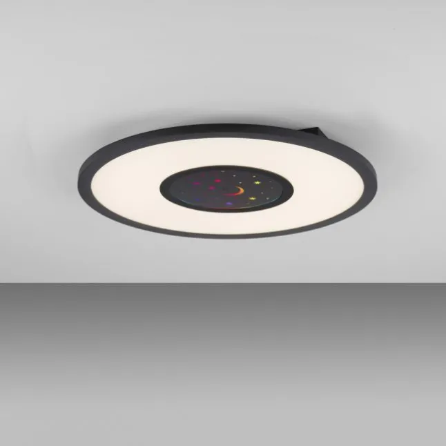 LED Deckenleuchte schwarz CCT RGB Fernbedienung dimmbar Memoryfunktion