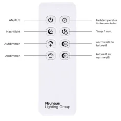 LED Deckenleuchte, schwarz, modern, Farbsteuerung, dimmbar, Fernbedienung