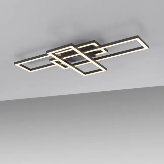 LED Deckenleuchte schwarz Switchmo 3-Stufen Dimmung Memoryfunktion