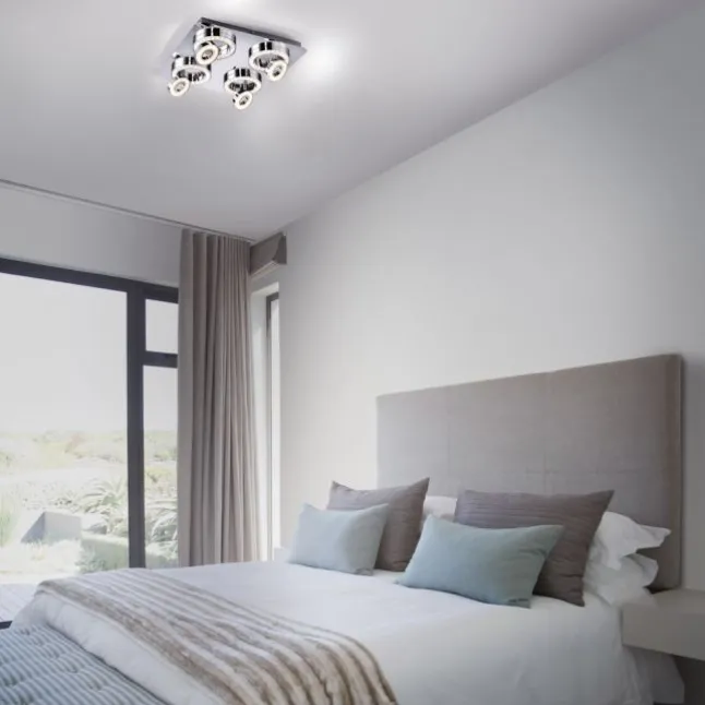 LED-Deckenleuchte, Smart-Home, Lichtfarbsteuerung, Farbwechsel, dimmbar