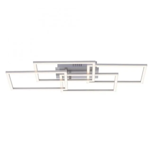 LED Deckenleuchte, stahl, modernes Design, inkl. Memory Funktion, dimmbar