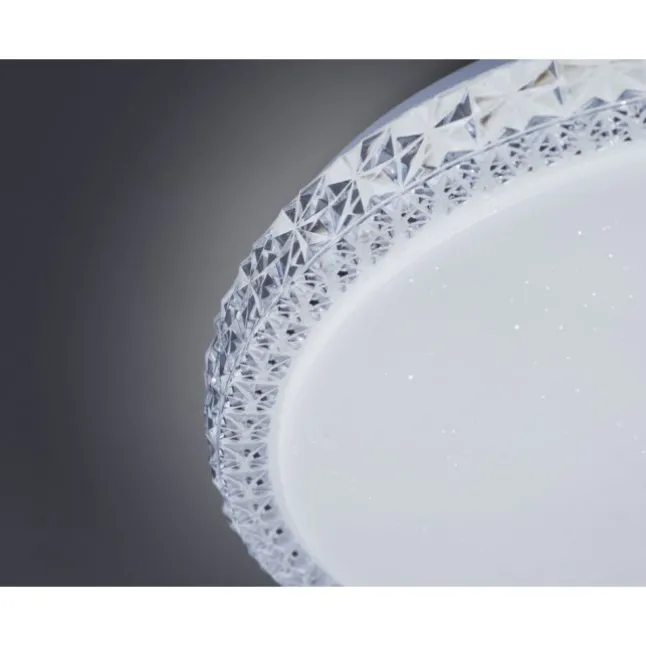 LED-Deckenleuchte, Sternenhimmeloptik, Lichtfarbsteuerung, Memory Funktion