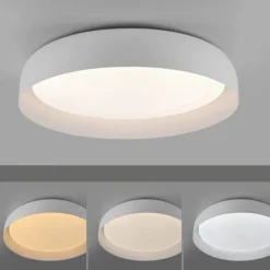 LED Deckenleuchte weiß D=58cm dimmbar Fernbedienung CCT