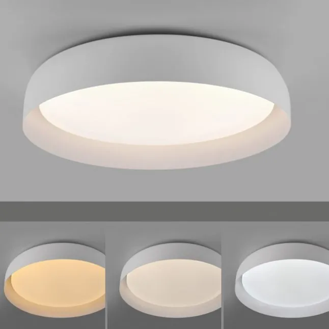 LED Deckenleuchte weiß D=58cm dimmbar Fernbedienung CCT
