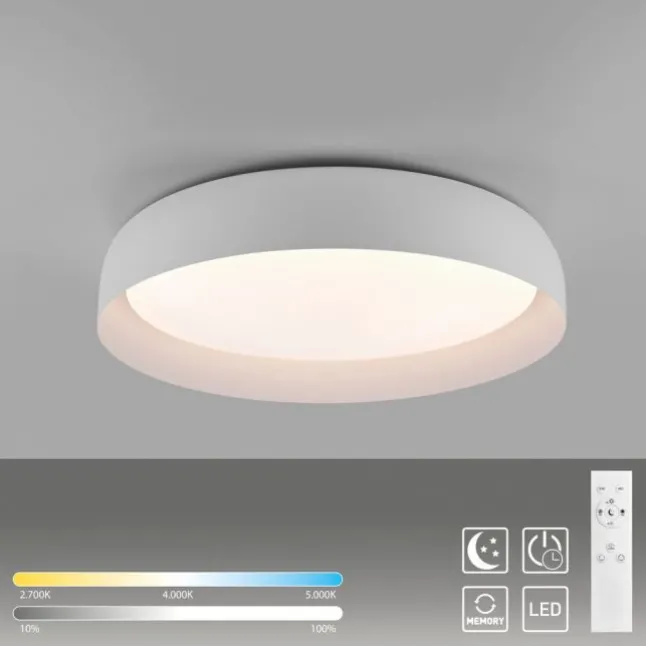 LED Deckenleuchte weiß D=58cm dimmbar Fernbedienung CCT