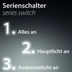 LED-Deckenleuchte, weiß, quadratisch, modern, geometrisches Musterung