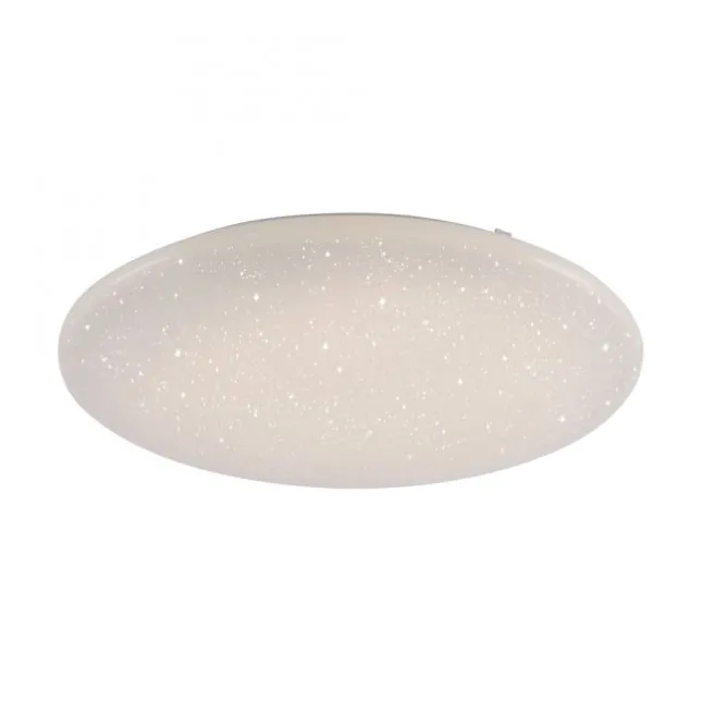 LED Deckenleuchte, weiß, rund, Sterneneffekt, Lichtfarbensteuerung, modern