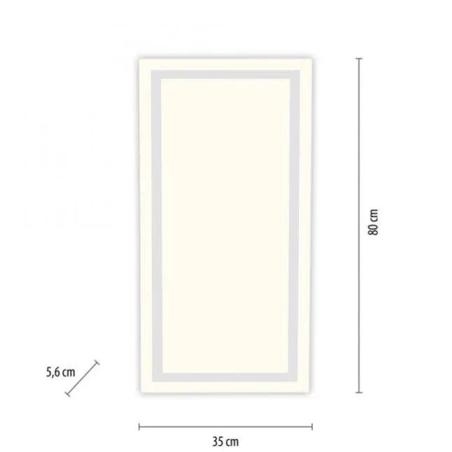 LED Deckenleuchte weiß Serienschalter Memoryfunktion warmweiß Licht