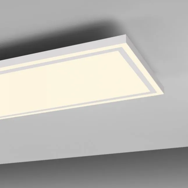 LED Deckenleuchte weiß Serienschalter Memoryfunktion warmweiß Licht