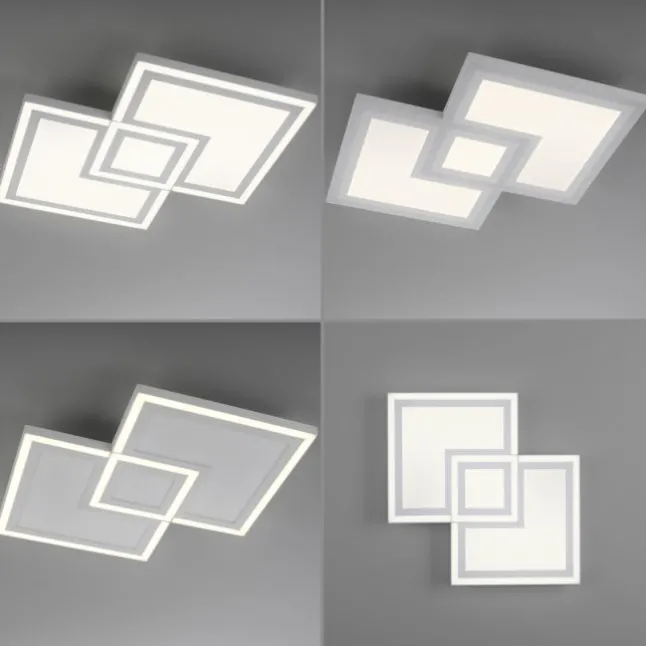LED Deckenleuchte weiß Serienschalter warmweiß Licht Memoryfunktion