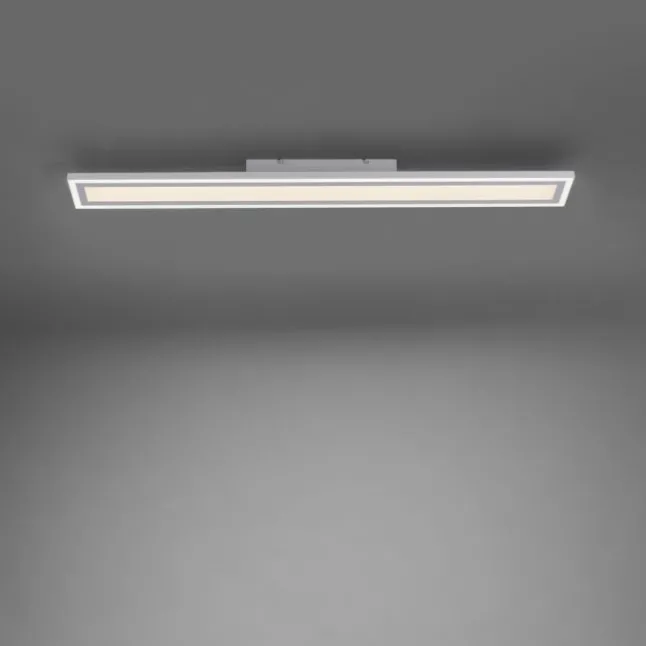 LED Deckenleuchte weiss 100x11,8cm CCT Farbmanagement dimmbar Fernbedienung
