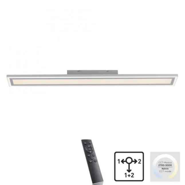 LED Deckenleuchte weiss 100x11,8cm CCT Farbmanagement dimmbar Fernbedienung