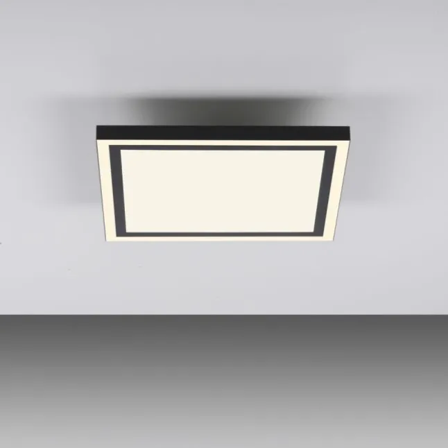 LED Deckenleuchte 30x30 schwarz dimmbar CCT steuerbar über App