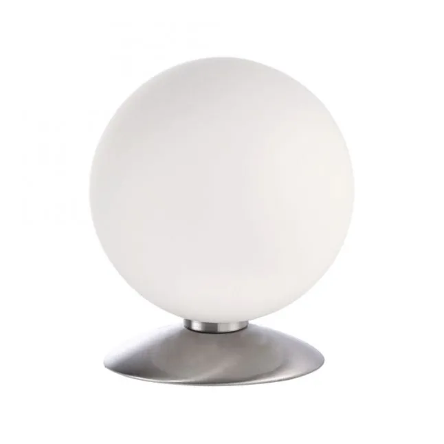 LED-Kugelleuchte, Tischleuchte, warmweißer Lichtfarbe, Touchdimmer, blendfrei