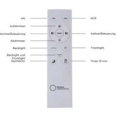 LED-Panel, weiß, 100x25cm, Backlight, dimmbar, Farbsteuerung