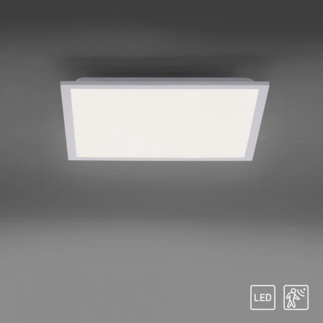 LED-Panel, weiß, 44,5x44,5cm, Bewegungsmelder, neutralweiß, quadratisch