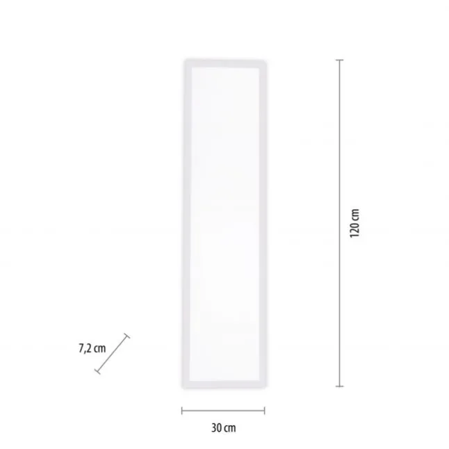LED Panel, weiß, 120x30cm, dimmbar, Backlight, Farbsteuerung