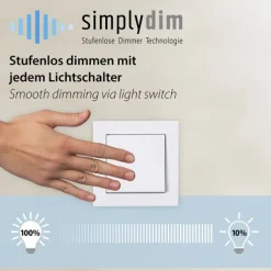 LED Pendellampe 3 flammig schwarz dimmbar höhenverstellbare Hängelampe
