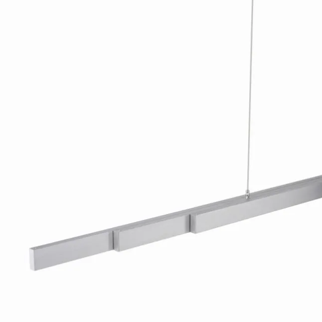 LED-Pendelleuchte, aluminium, höhenverstellbar, ausziehbar