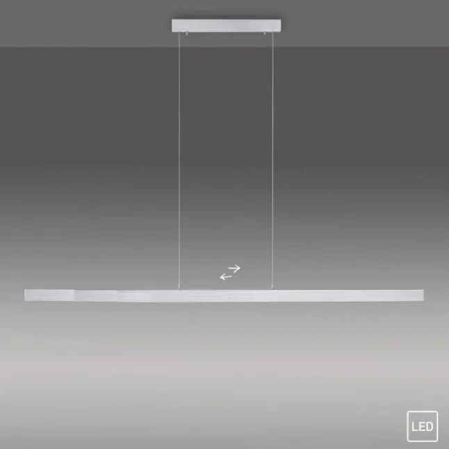 LED-Pendelleuchte, aluminium, höhenverstellbar, ausziehbar
