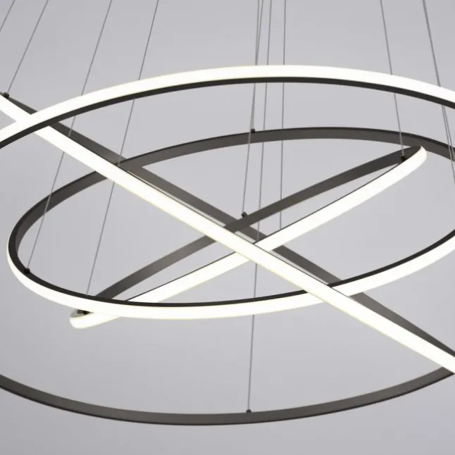 LED Pendelleuchte anthrazit dimmbar CCT Memoryfunktion höhenverstellbar