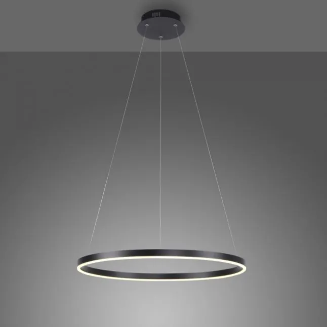 LED Pendelleuchte anthrazit rund Ø60cm dimmbar Switchmo warmweiß