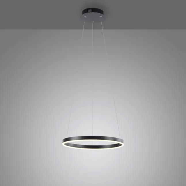 LED Pendelleuchte anthrazit rund Ø40cm dimmbar Switchmo warmweiß