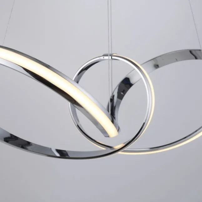 LED Pendelleuchte chrom dimmbar per Simplydim Memoryfunktion