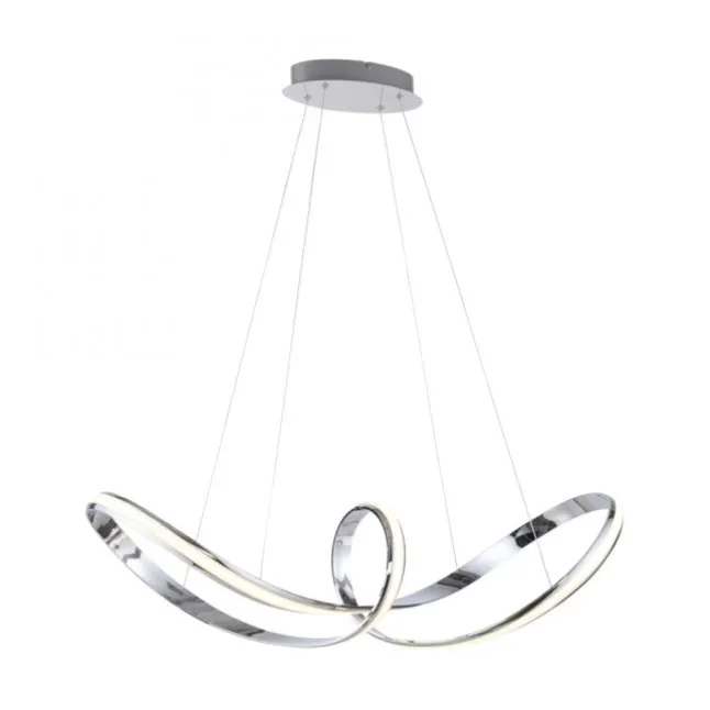 LED Pendelleuchte chrom dimmbar per Simplydim Memoryfunktion